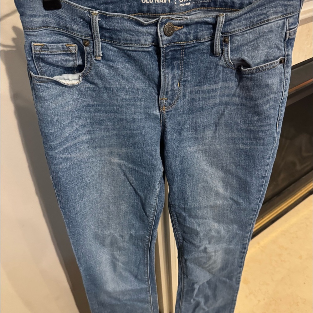 Old Navy women's mid rise jeans, blue, 2